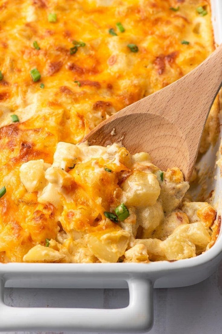 Easy Cheesy Potatoes (From Scratch!) | NeighborFood