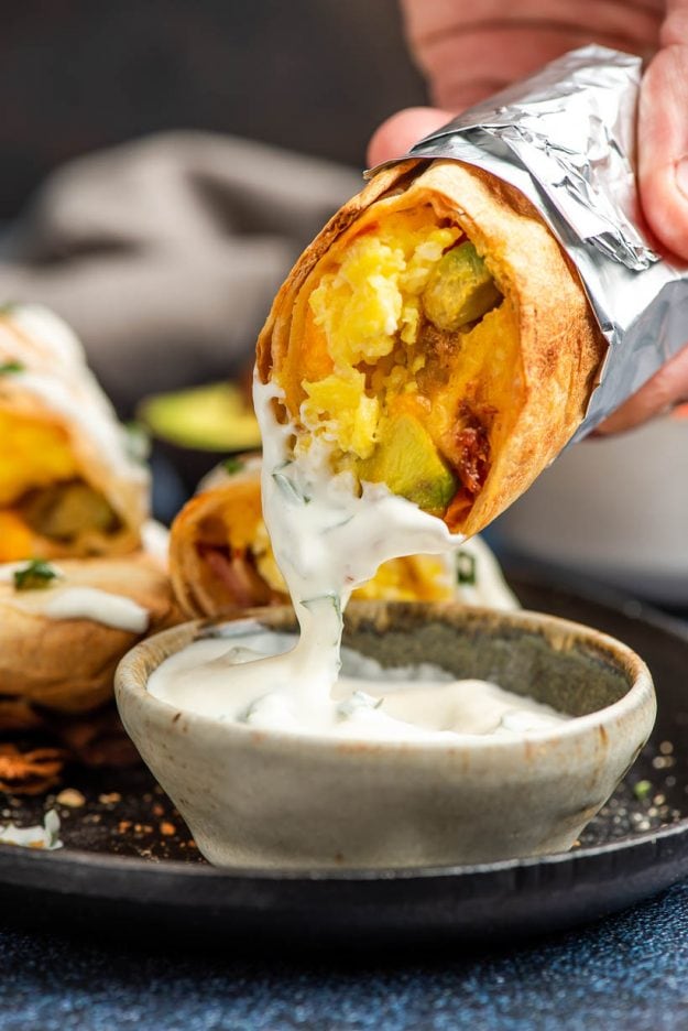 Air Fryer Breakfast Burritos NeighborFood