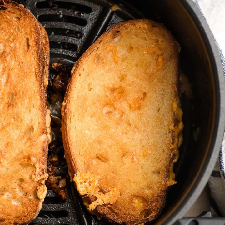 grilled cheese in an air fryer