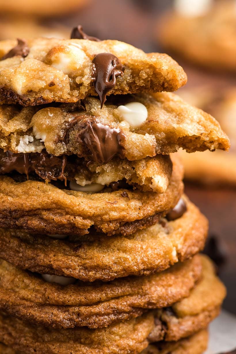 cookie with melty milk chocolate chips