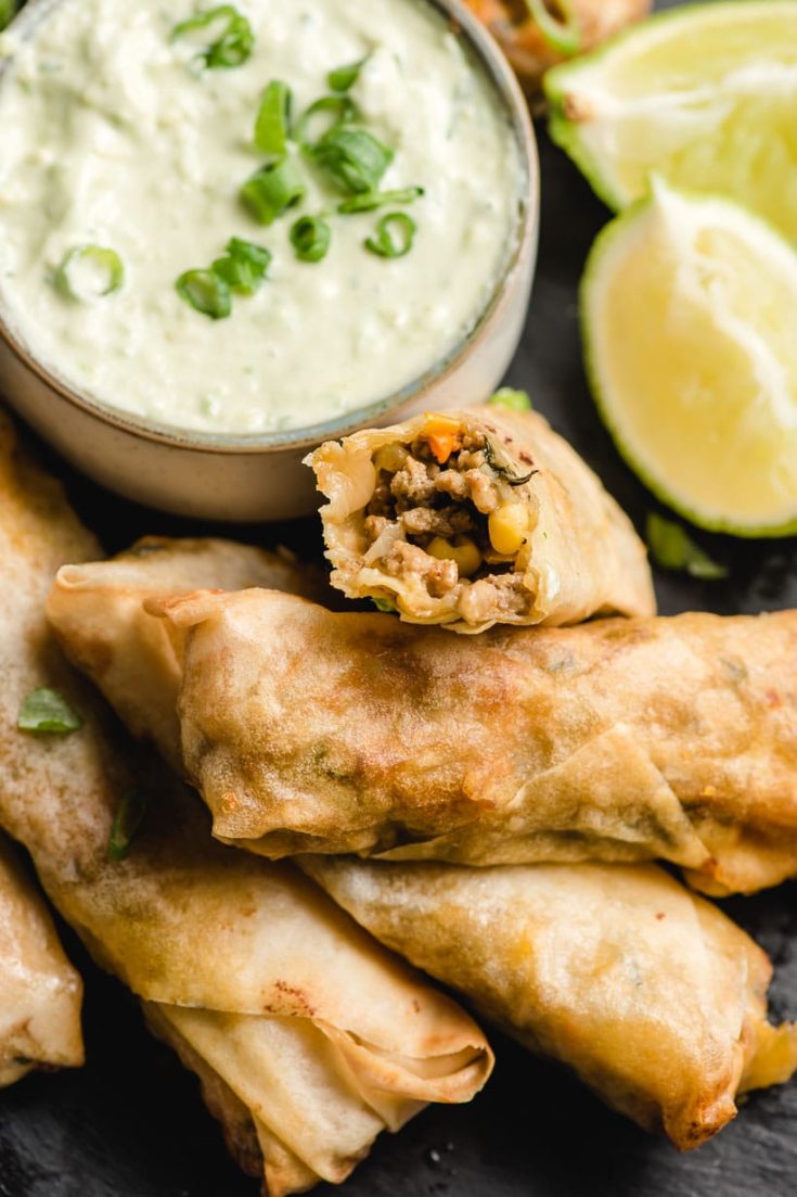 Southwest Air Fryer Egg Rolls NeighborFood