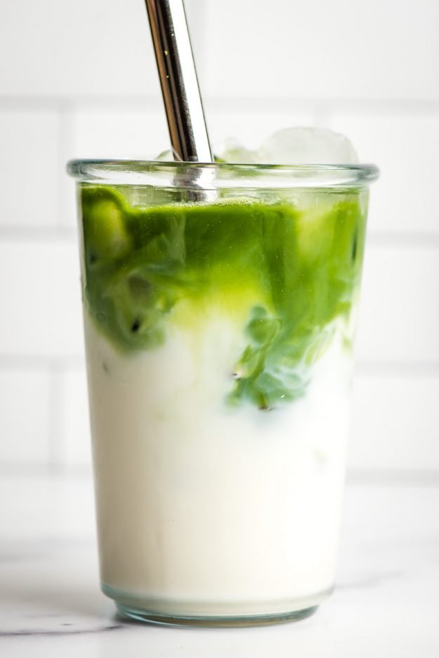 Hot or Iced Matcha Latte Recipe NeighborFood