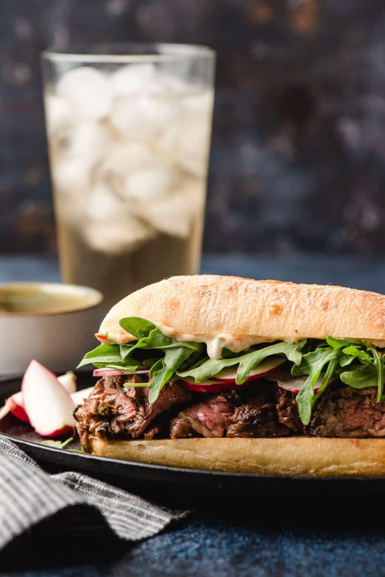 Grilled Skirt Steak Sandwich NeighborFood