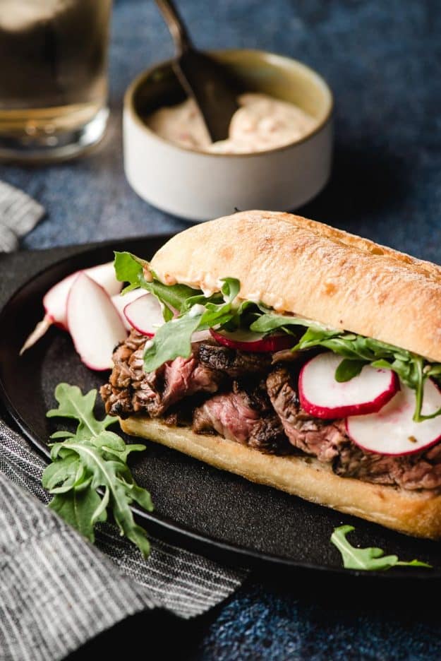 Grilled Skirt Steak Sandwich NeighborFood