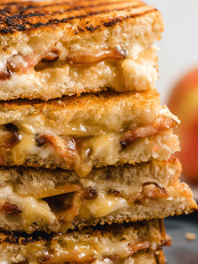 Apple and Brie Grilled Cheese Story