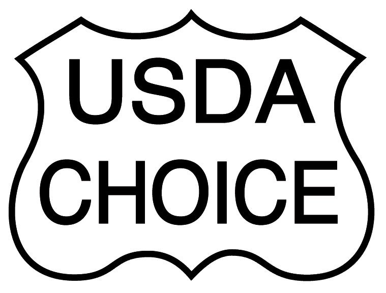 USDA Choice Beef Grade label.