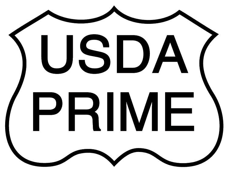 USDA Prime Beef Grade label.