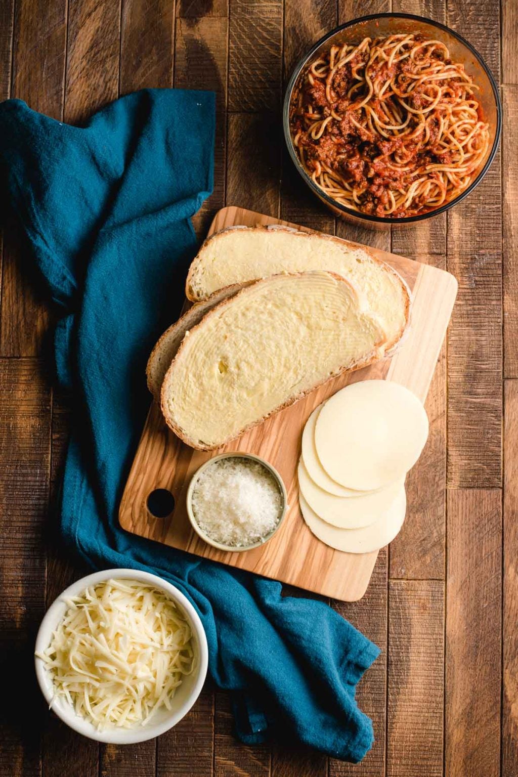 Spaghetti Grilled Cheese Sandwich NeighborFood