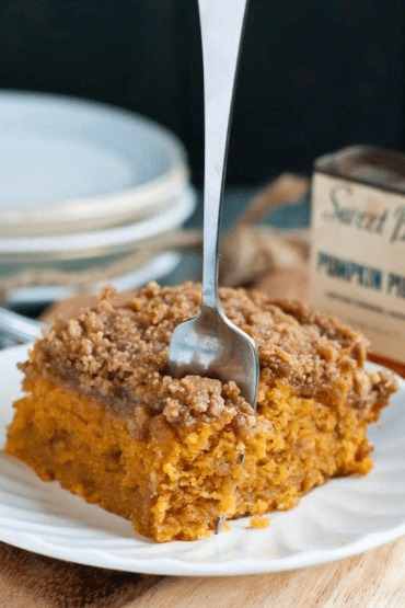 Pumpkin Coffee Cake with Crumb Topping Story Poster Image