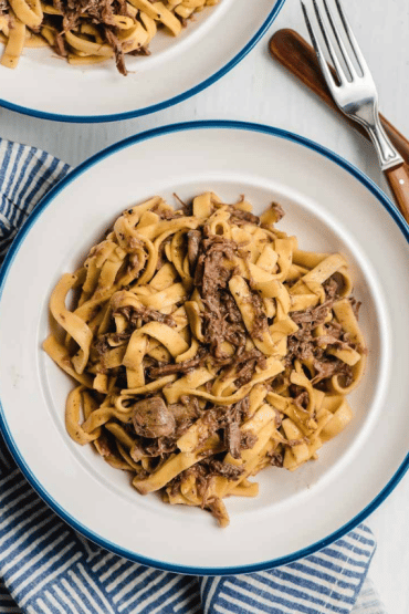 Slow Cooker Beef and Noodles Story Poster Image