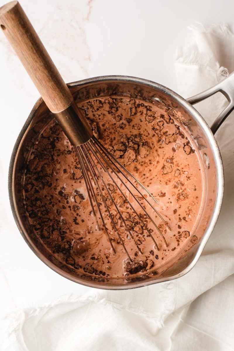 Stovetop Hot Chocolate NeighborFood