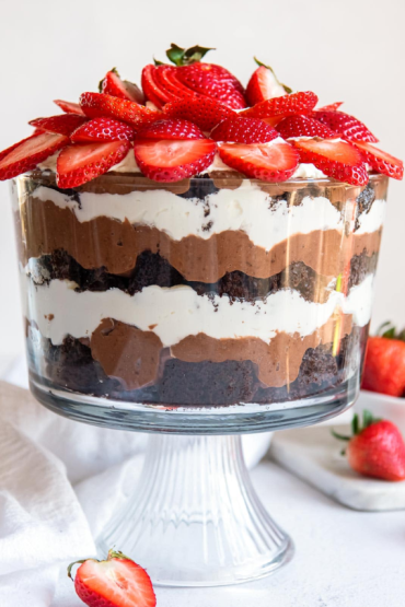 Triple Chocolate Punch Bowl Cake Cover Image
