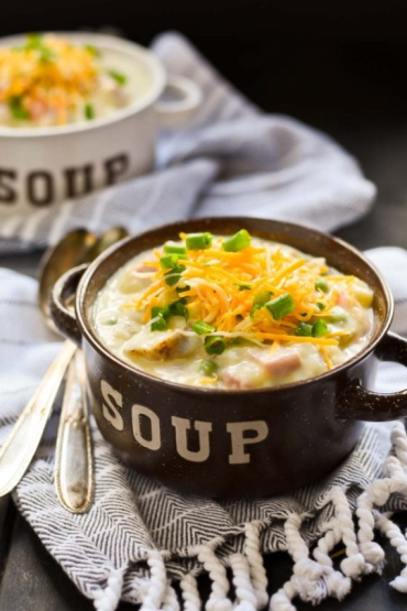 Creamy Ham and Potato Soup-Cover image