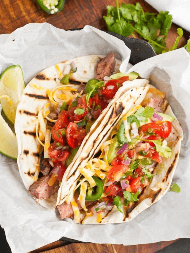 Grilled Flank Steak Tacos-Cover image