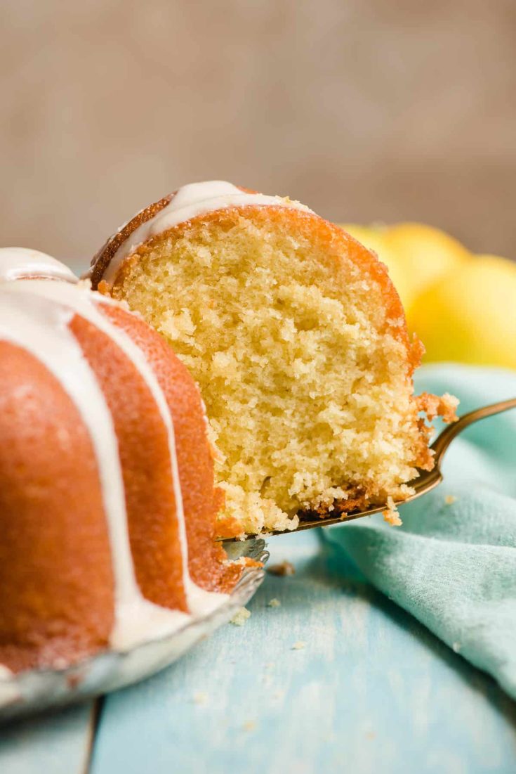 Lemon Bundt Cake {using Cake Mix!} - The Seasoned Mom