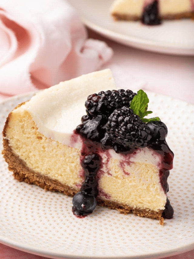 Cheesecake with Sour Cream Topping Story
