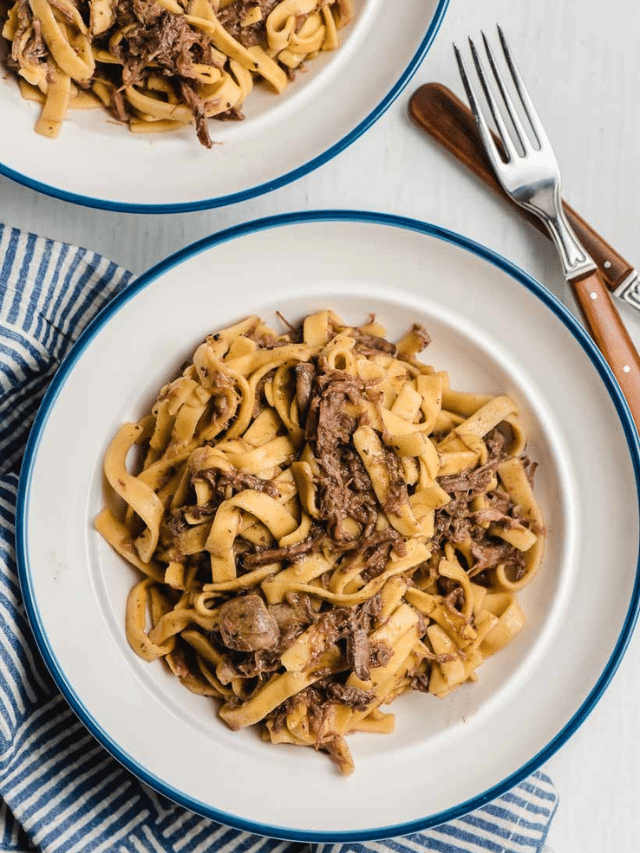 Slow Cooker Beef and Noodles Story