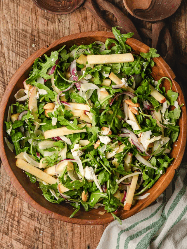 Apple Fennel Salad with Goat Cheese Story