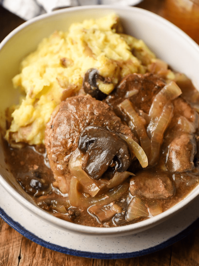 Easy Crock Pot Round Steak with Mushrooms Story
