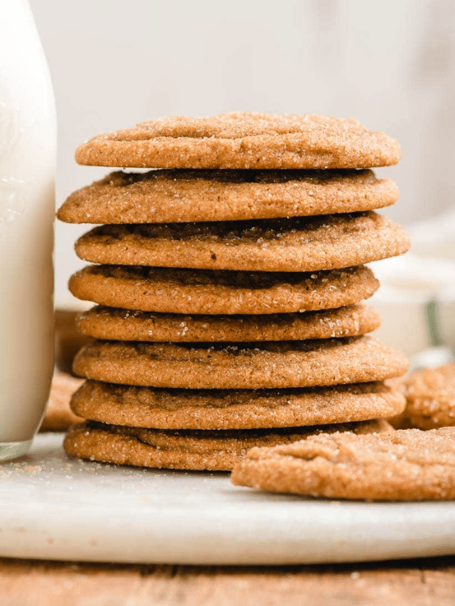 Molasses Spice Crinkle Cookies Story