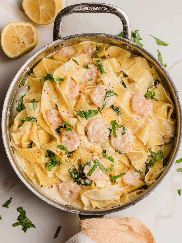 Creamy Shrimp Pappardelle Story