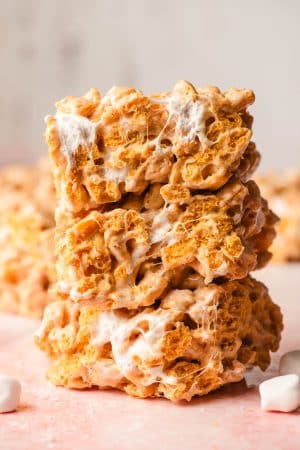 Stack of 3 Cap'n Crunch Treats.