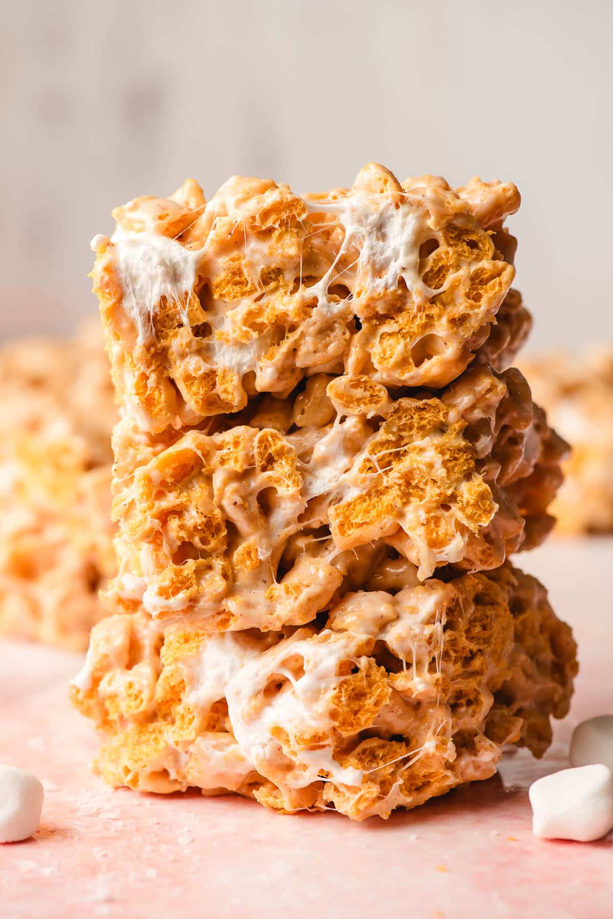 Stack of 3 Cap'n Crunch Treats.