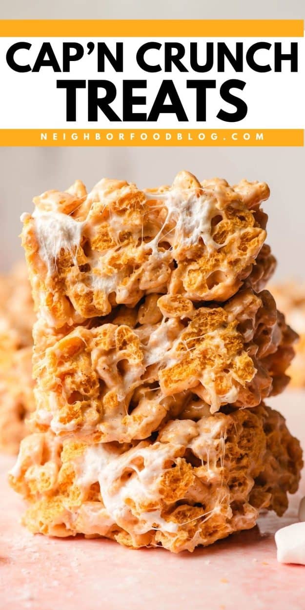 Stack of Cap'n Crunch Treats